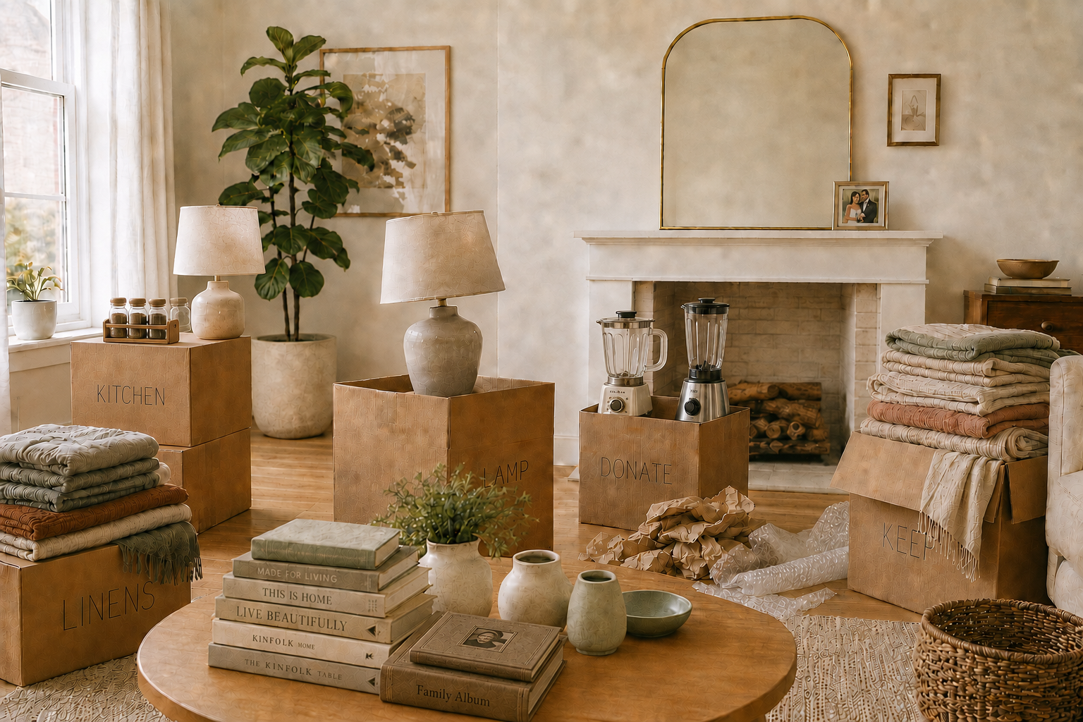 Combining Two Households Without Doubling the Clutter